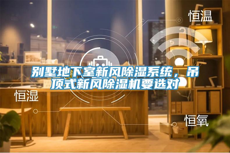 別墅地下室新風除濕系統，吊頂式新風除濕機要選對