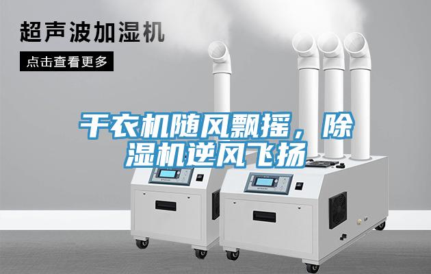 干衣機隨風(fēng)飄搖，除濕機逆風(fēng)飛揚