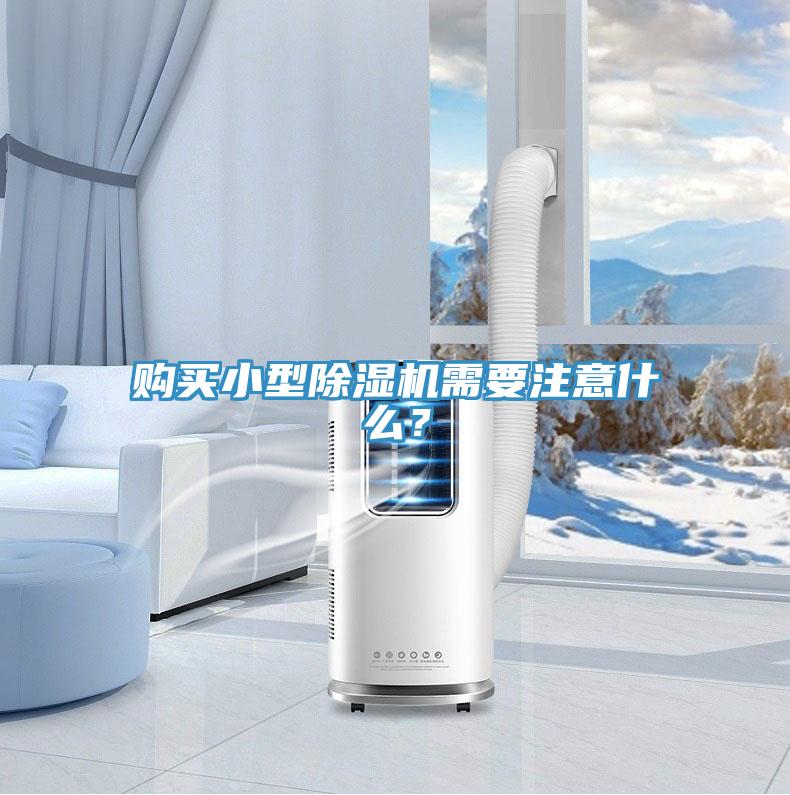 購買小型除濕機需要注意什么？