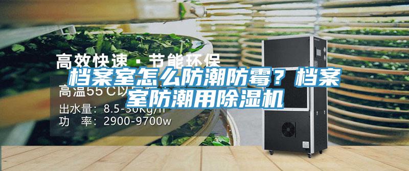 檔案室怎么防潮防霉？檔案室防潮用除濕機