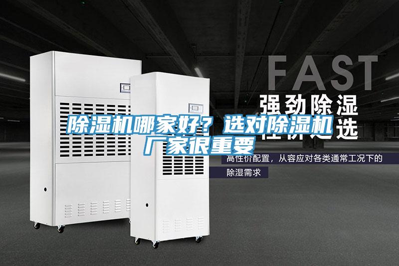 除濕機哪家好？選對除濕機廠家很重要
