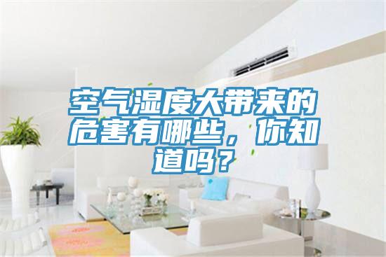 空氣濕度大帶來的危害有哪些，你知道嗎？