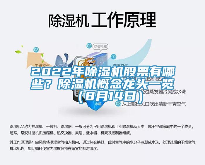 2022年除濕機股票有哪些？除濕機概念龍頭一覽（8月14日）