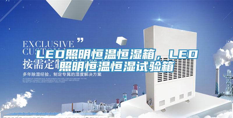 LED照明恒溫恒濕箱，LED照明恒溫恒濕試驗箱