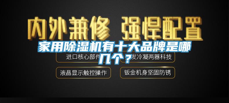 家用除濕機有十大品牌是哪幾個？