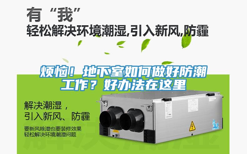 煩惱！地下室如何做好防潮工作？好辦法在這里
