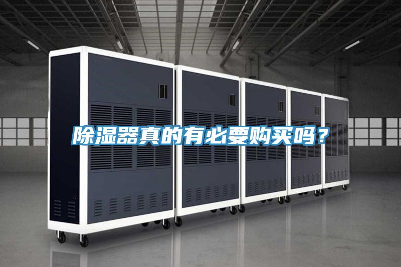 除濕器真的有必要購買嗎？