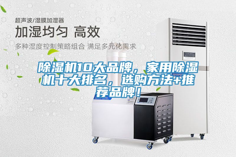 除濕機10大品牌，家用除濕機十大排名，選購方法+推薦品牌！
