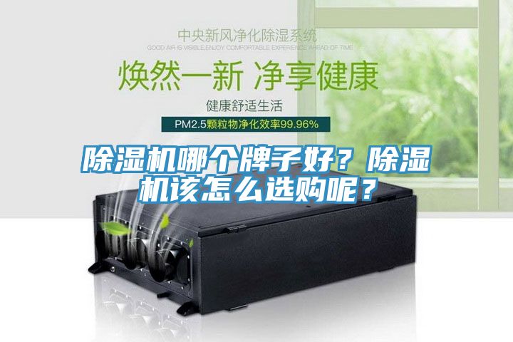 除濕機哪個牌子好？除濕機該怎么選購呢？