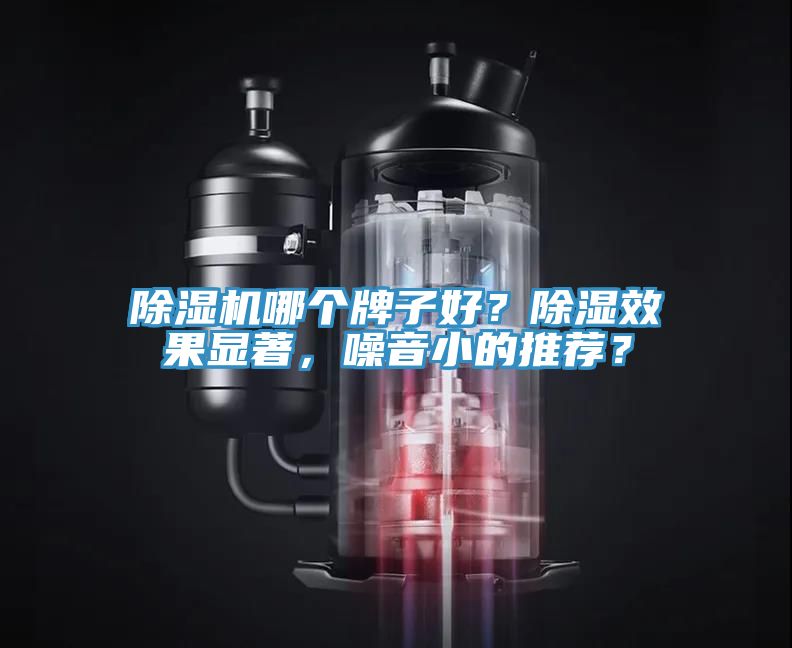 除濕機哪個牌子好？除濕效果顯著，噪音小的推薦？