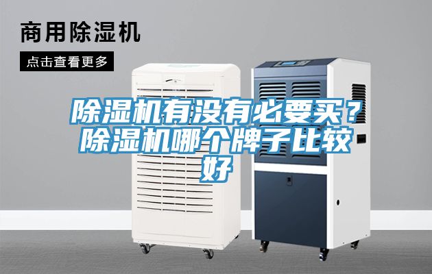 除濕機(jī)有沒(méi)有必要買？除濕機(jī)哪個(gè)牌子比較好