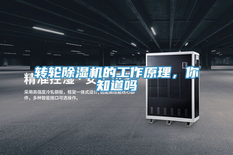 轉輪除濕機的工作原理，你知道嗎